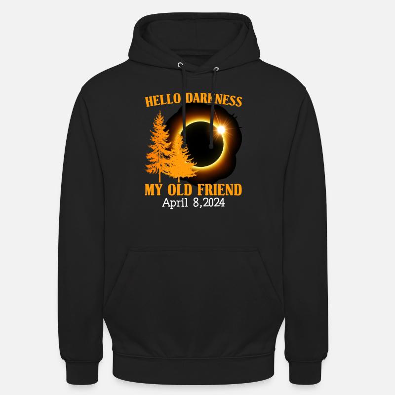 Éclipse solaire - Explorez l’obscurité - Sweat-shirt à capuche unisexe - noir