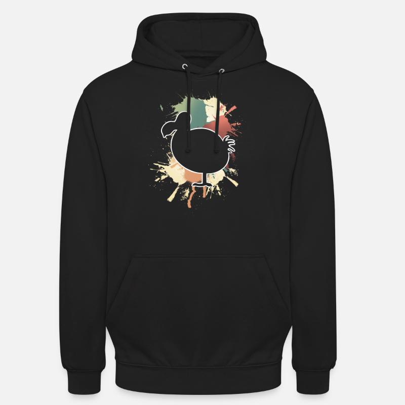 Dodo - Sweat-shirt à capuche unisexe - noir