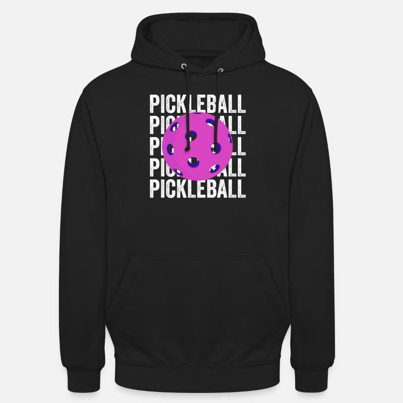 Pickleball - Pickleballdesign - Sweat-shirt à capuche unisexe - noir