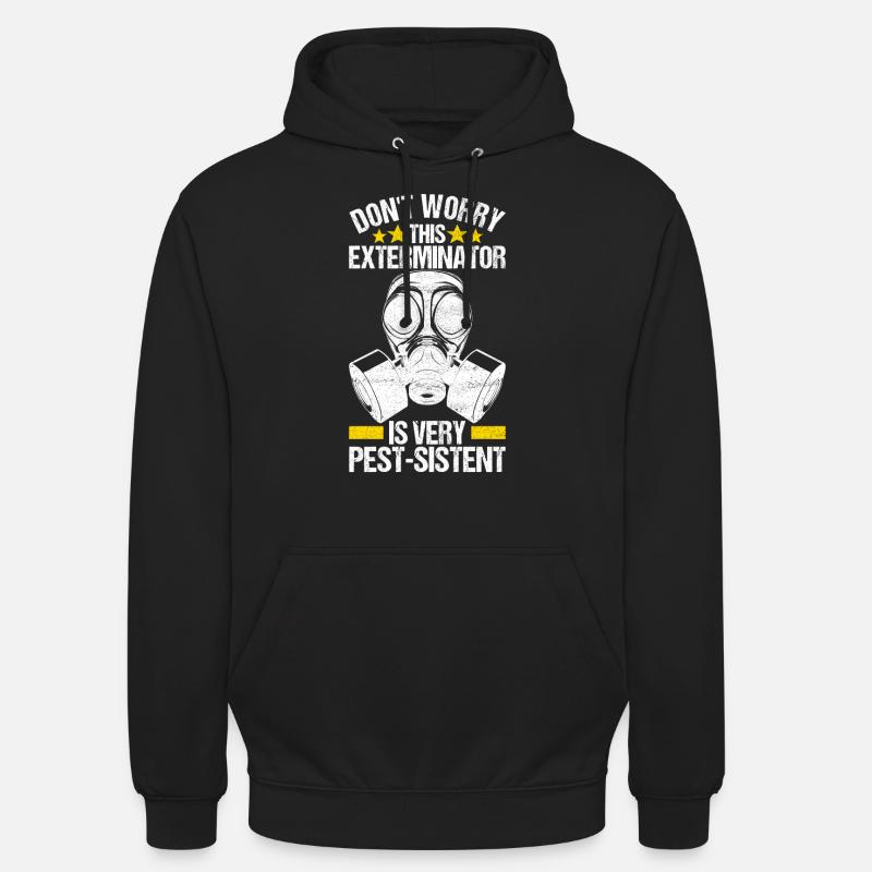 Pest Control Exterminator - Unisex Hoodie - black