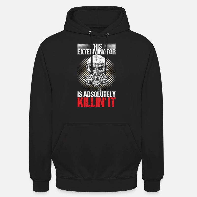 Schädlingsbekämpfung Kammerjäger - Unisex Hoodie - Schwarz