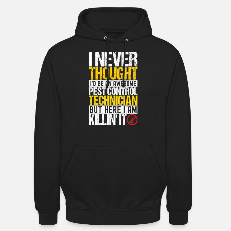 Schädlingsbekämpfung Kammerjäger - Unisex Hoodie - Schwarz