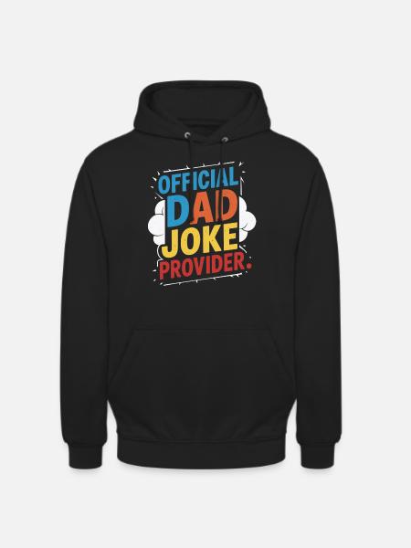 Official Dad Joke Supplier - Unisex Hoodie - black