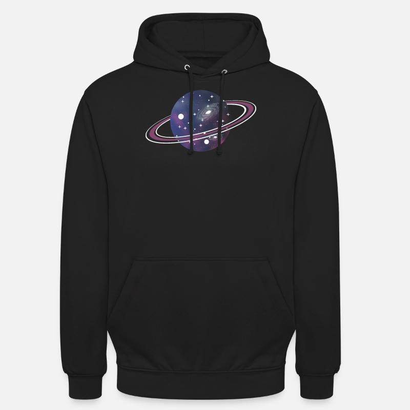 Observation des étoiles - Sweat-shirt à capuche unisexe - noir