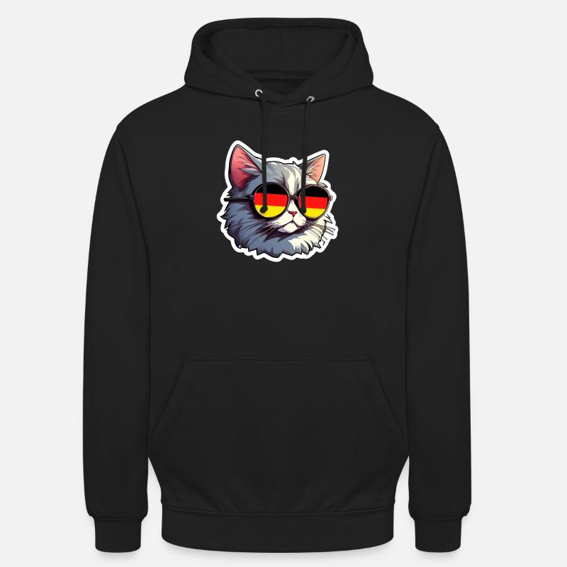 Katze - Unisex Hoodie - Schwarz