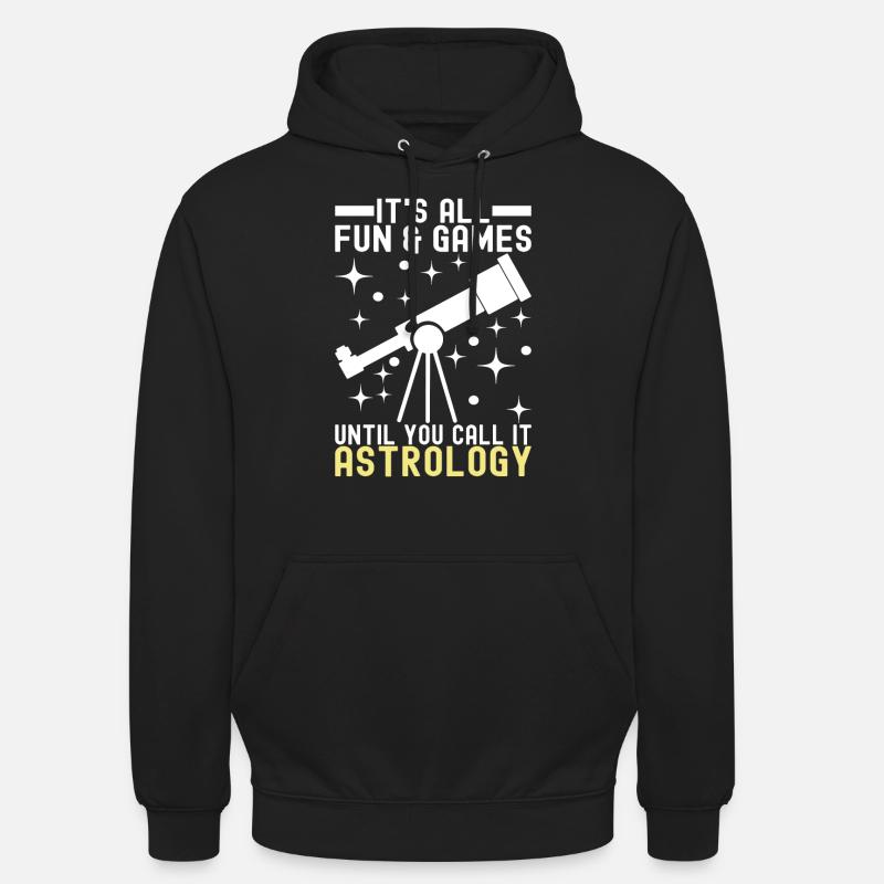 Astronomie Atronome - Sweat-shirt à capuche unisexe - noir