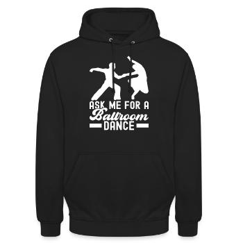 Ballroom Dance Ballroom Dancers Ballroom Dancers - Unisex Hoodie - black - Front - Alina (178cm) & Michal (187cm)