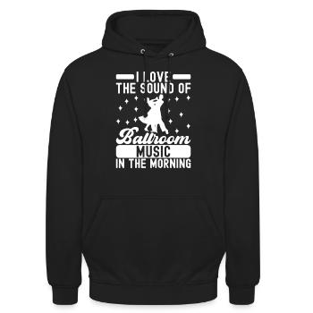 Ballroom Dance Ballroom Dancers Ballroom Dancers - Unisex Hoodie - black - Front - Alina (178cm) & Michal (187cm)