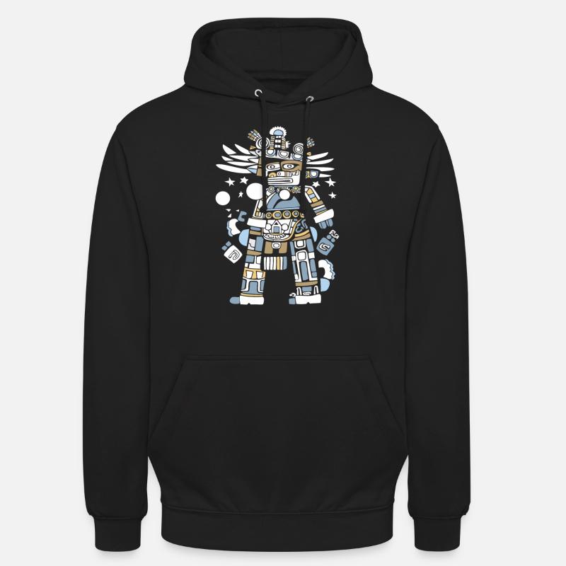 Dieu Maya Mythologie Maya Itzamna - Sweat-shirt à capuche unisexe - noir
