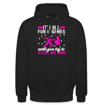 Ballroom Dance Ballroom Dancers Ballroom Dancers - Unisex Hoodie - black - Front - Alina (178cm) & Michal (187cm)