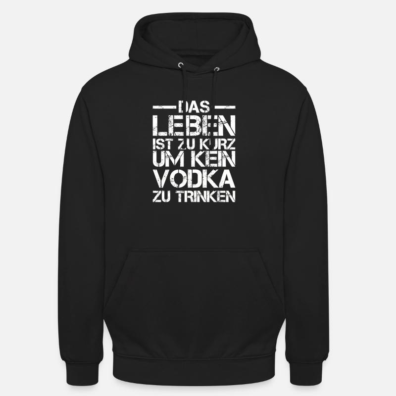 Vodka - Sweat-shirt à capuche unisexe - noir