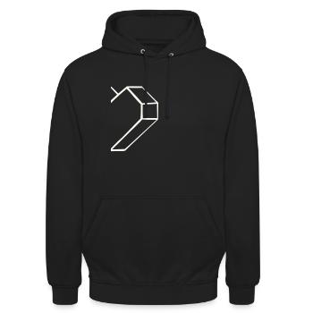 Heart Half Partner Outfit Love - Unisex Hoodie - black - Front - Alina (178cm) & Michal (187cm)
