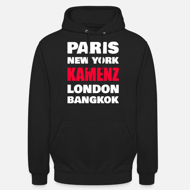 Kamenz Stadt Design - Unisex Hoodie - Schwarz