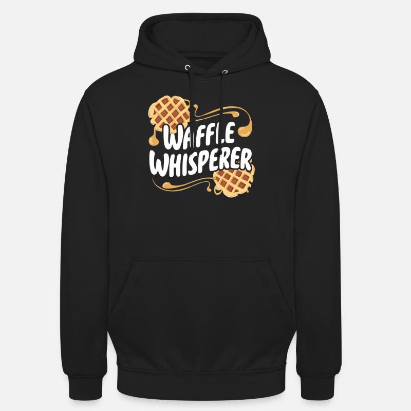 Murmureur de gaufres - Sweat-shirt à capuche unisexe - noir