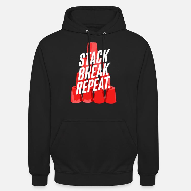 Stack Break Repeat Stacking Cups Speed Stacker Unisex Hoodie
