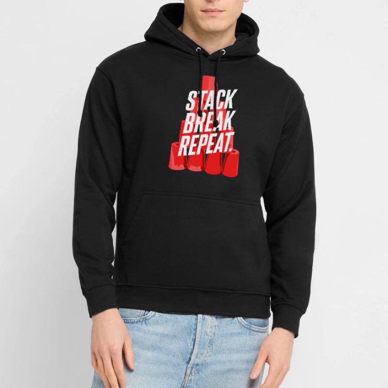 Stack Break Repeat Stacking Cups Speed Stacker Unisex Hoodie