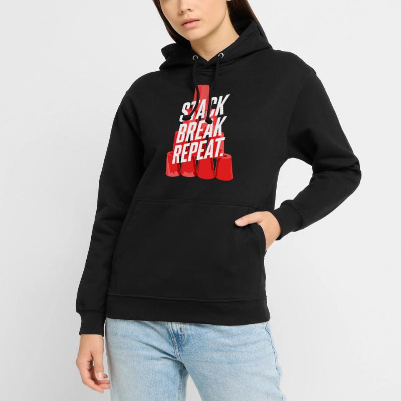 Stack Break Repeat Stacking Cups Speed Stacker Unisex Hoodie