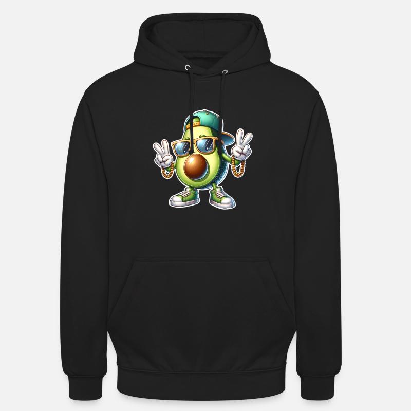 Avocat Paix - Sweat-shirt à capuche unisexe - noir