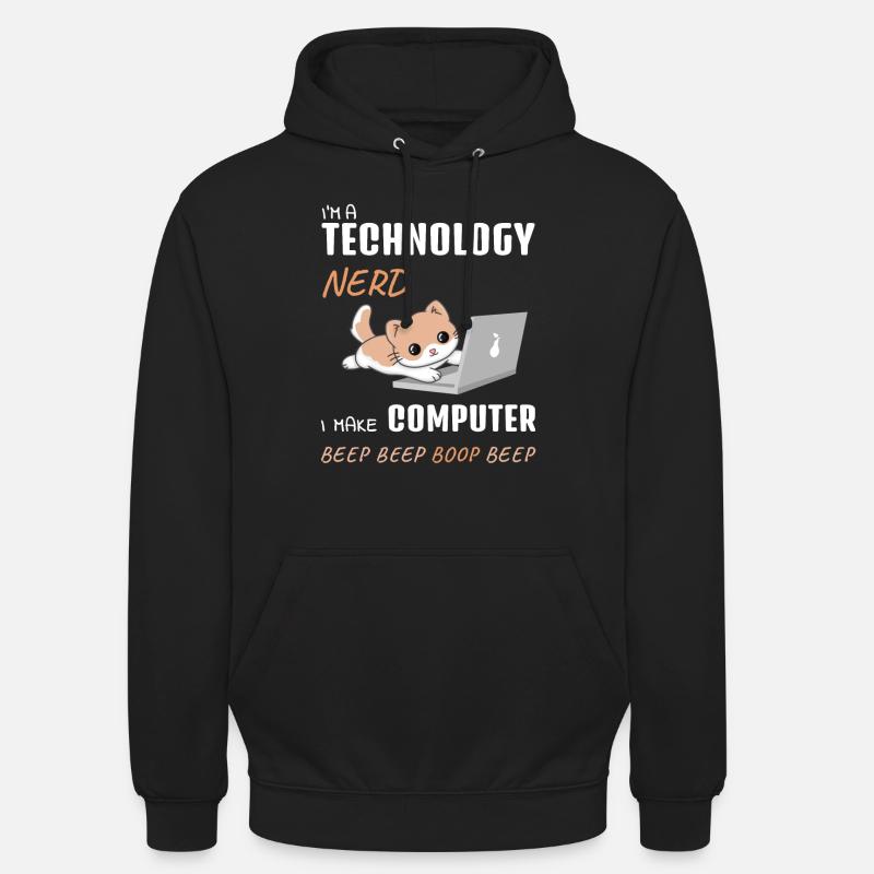 IT Computer Administrator Computerarbeit Geschenk - Unisex Hoodie - Schwarz