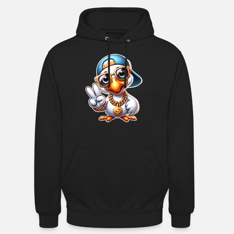 Dodo Cool Peace - Sweat-shirt à capuche unisexe - noir