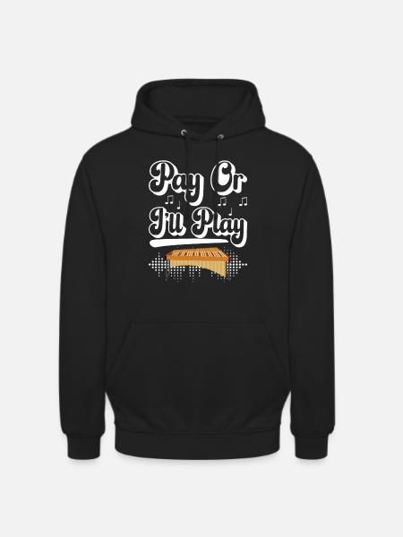 Vibraphon, vibraphonist - Unisex Hoodie - black