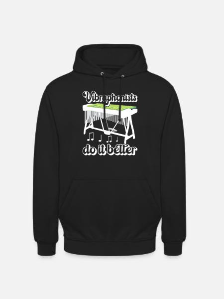 Vibraphon Vibraphonist - Unisex Hoodie - Schwarz