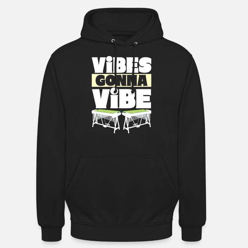 Vibraphon, vibraphonist - Unisex Hoodie - black