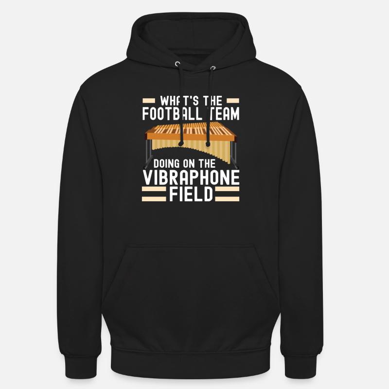 Vibraphon, vibraphonist - Unisex Hoodie - black