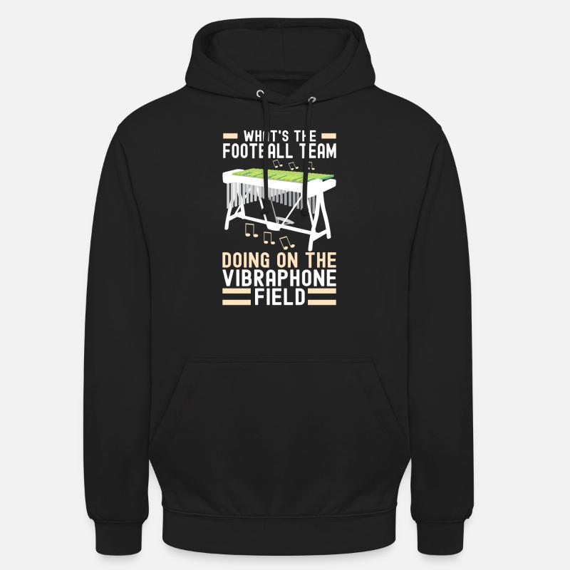 Vibraphon, vibraphonist - Unisex Hoodie - black