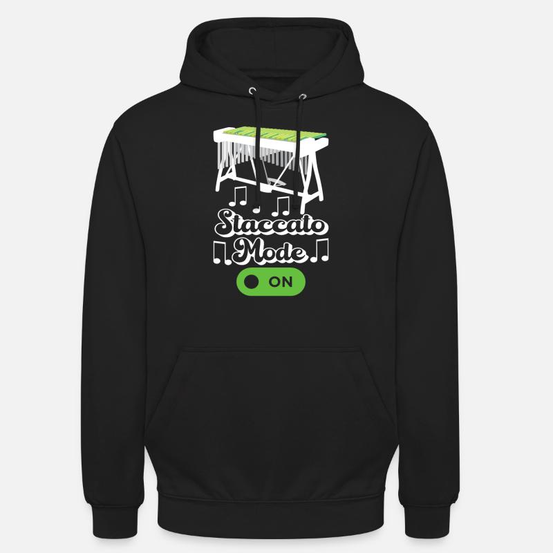 Vibraphon, vibraphonist - Unisex Hoodie - black