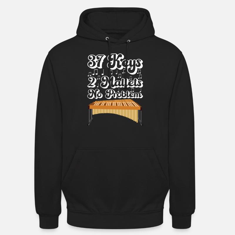 Vibraphon, vibraphonist - Unisex Hoodie - black