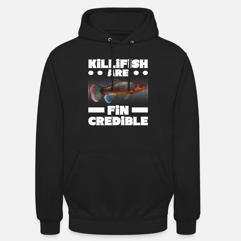 Killifish Quarium Fish - Sweat-shirt à capuche unisexe - noir