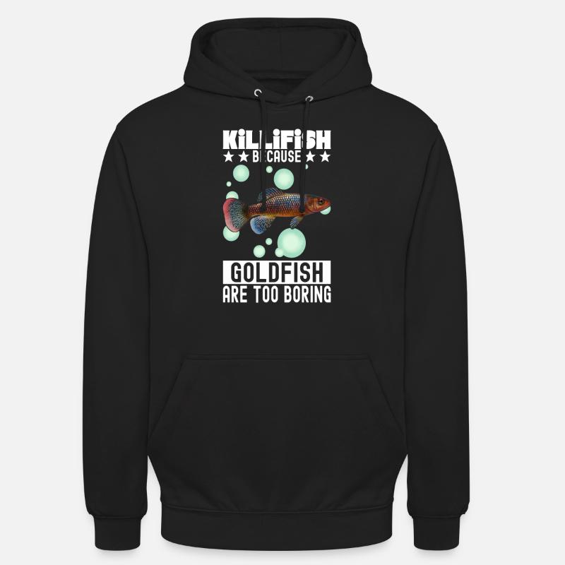 Killifish Quarium Fish - Sweat-shirt à capuche unisexe - noir
