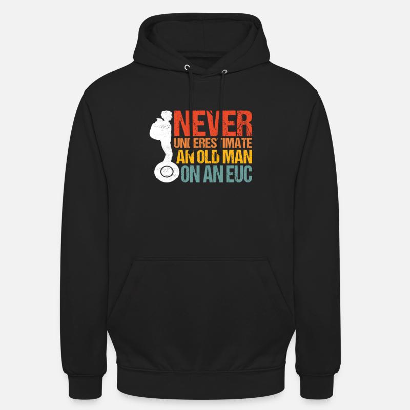 EUC Monoroue - Sweat-shirt à capuche unisexe - noir