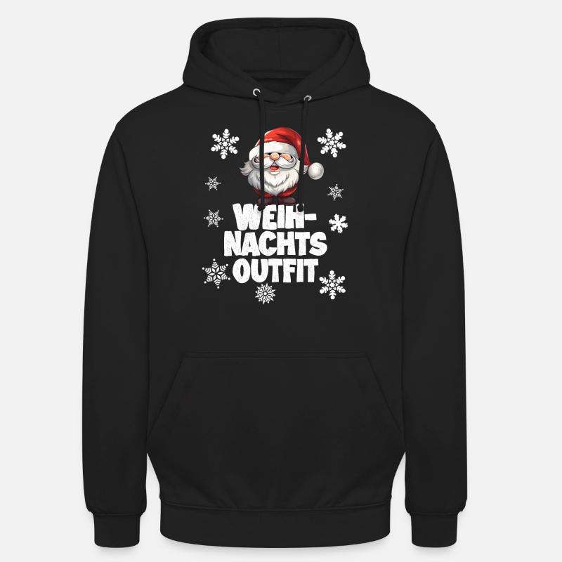 Noël - Sweat-shirt à capuche unisexe - noir