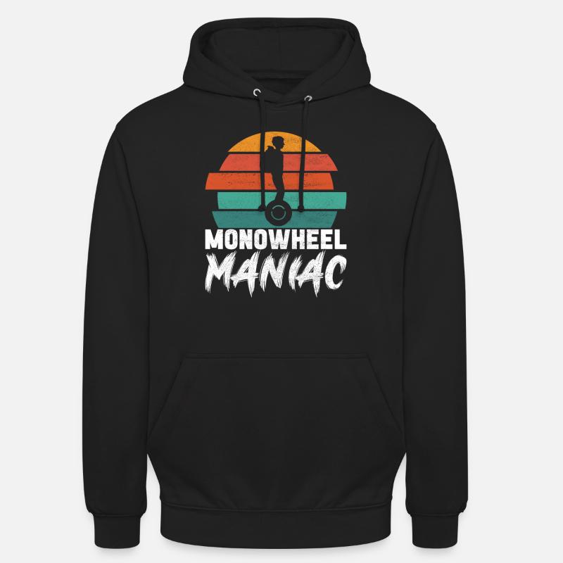 EUC Monoroue - Sweat-shirt à capuche unisexe - noir
