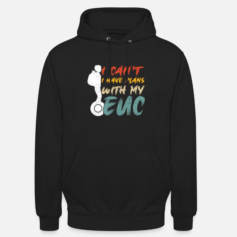 EUC Monoroue - Sweat-shirt à capuche unisexe - noir