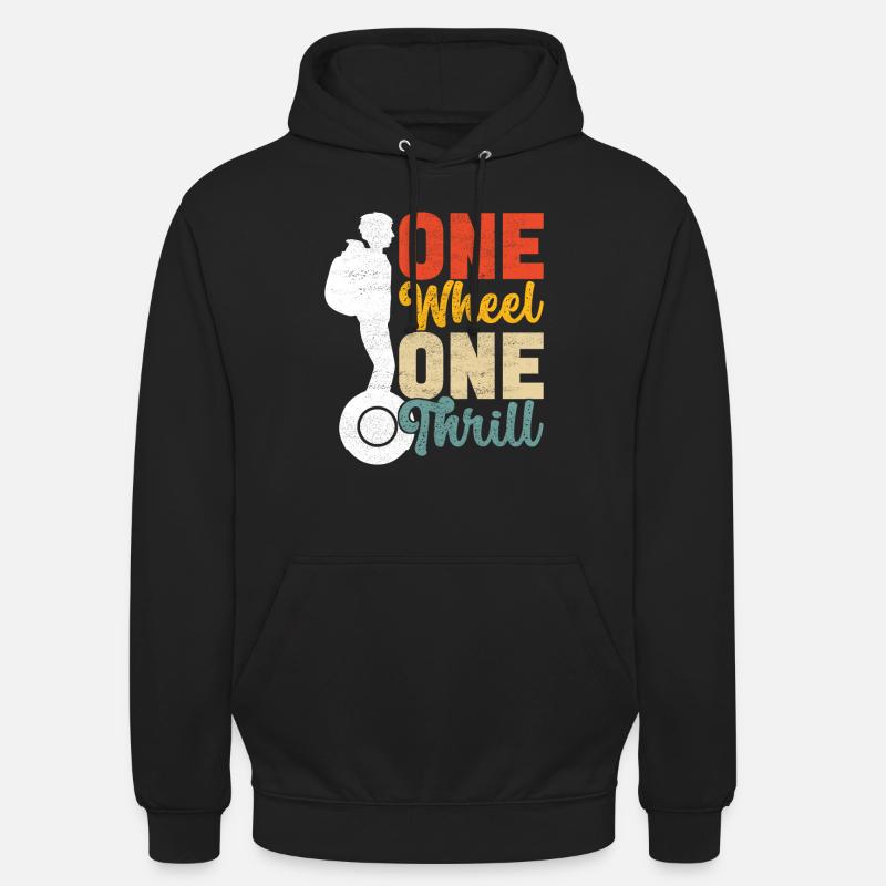 EUC Monoroue - Sweat-shirt à capuche unisexe - noir