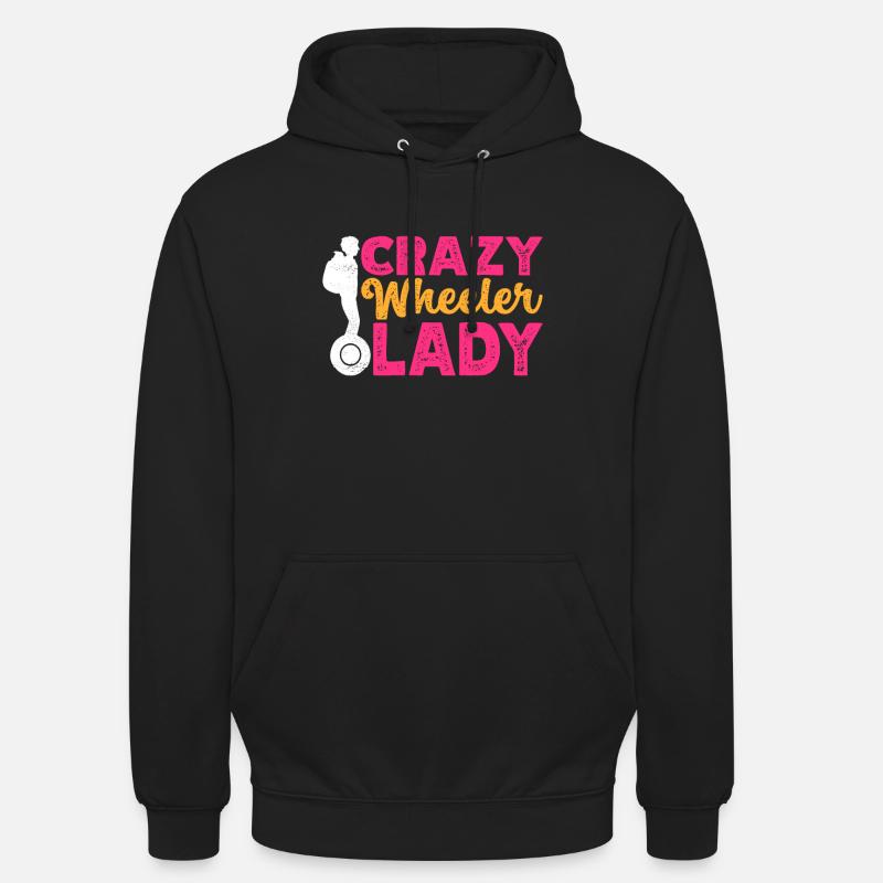 EUC Monoroue - Sweat-shirt à capuche unisexe - noir