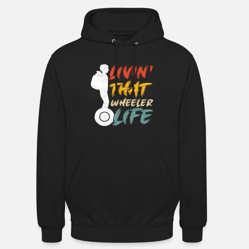 EUC Monoroue - Sweat-shirt à capuche unisexe - noir