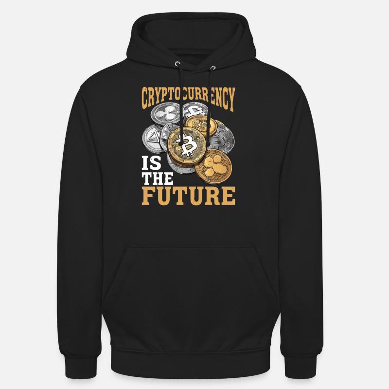 Cryptocurrency Is The Future 2 - Unisex Hoodie - Schwarz