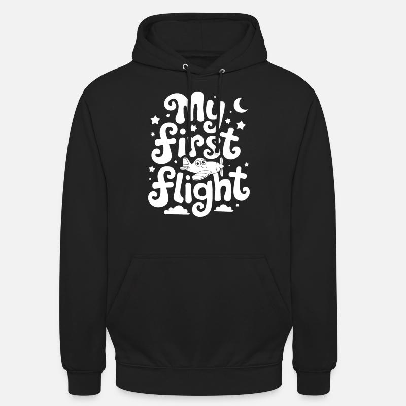 My First Flight Imaginative Adventure - Unisex Hoodie - black
