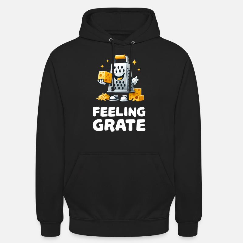 Feeling Grate Käsereibe - Unisex Hoodie - Schwarz