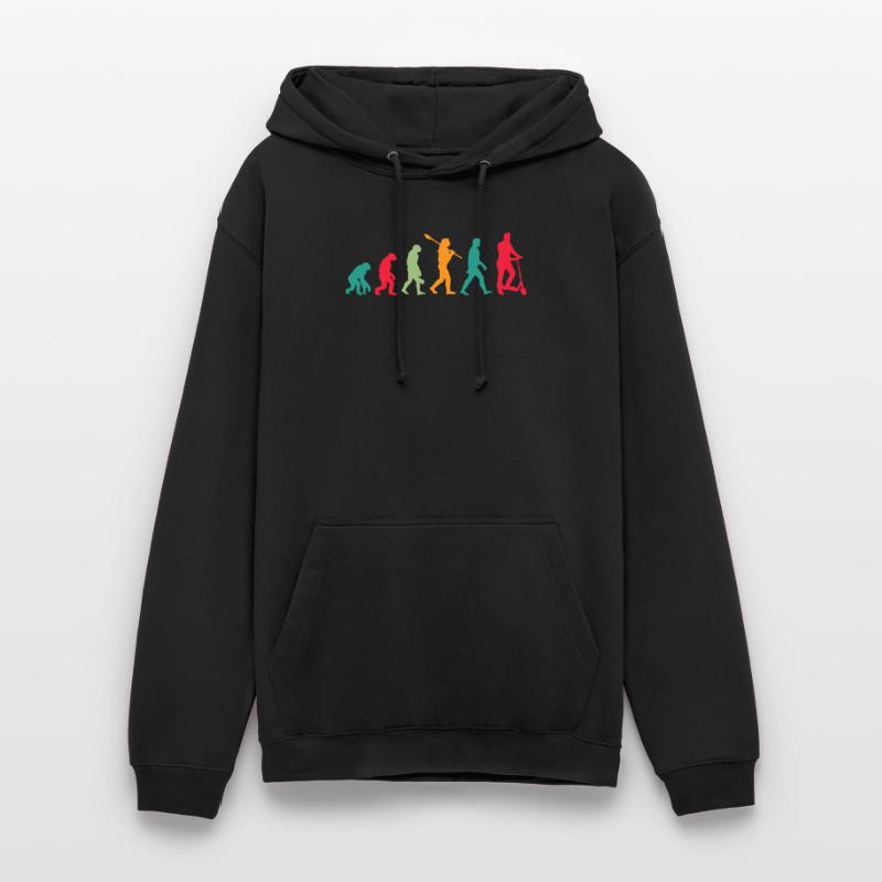 Evolution Elektro Roller Entwicklung E Scoter Unisex Hoodie