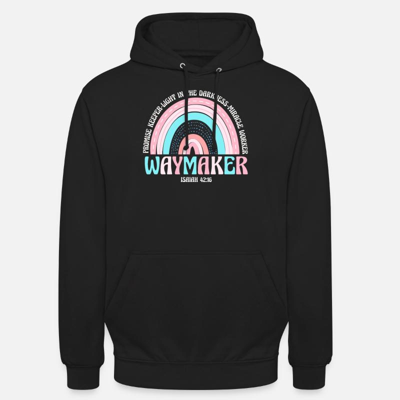Wegweiser, Versprechenshüter, Wundertäter - Unisex Hoodie - Schwarz