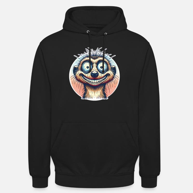 Erdmännchen - Unisex Hoodie - Schwarz