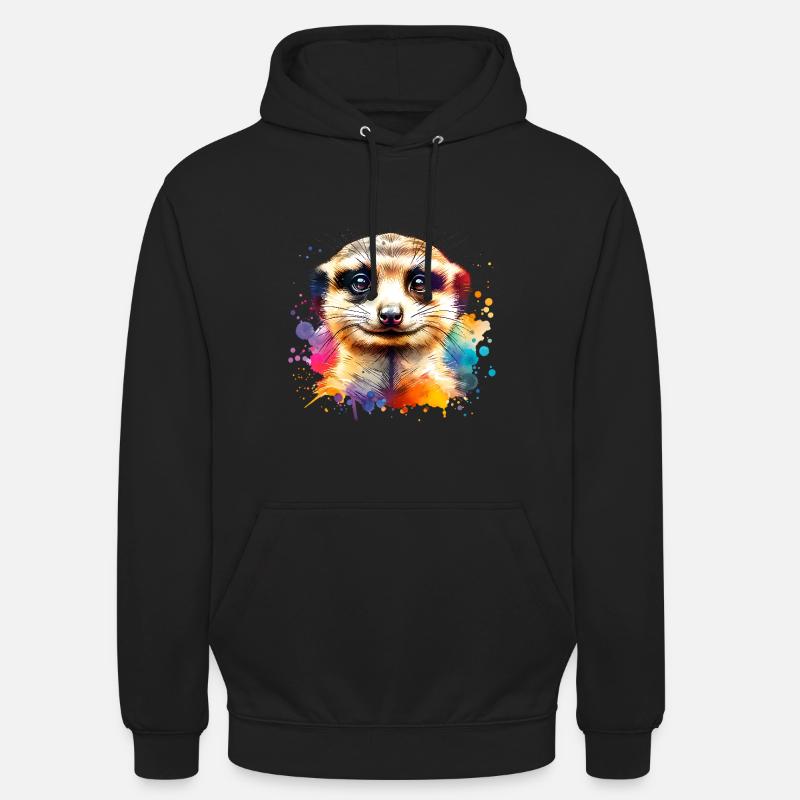 Erdmännchen - Unisex Hoodie - Schwarz