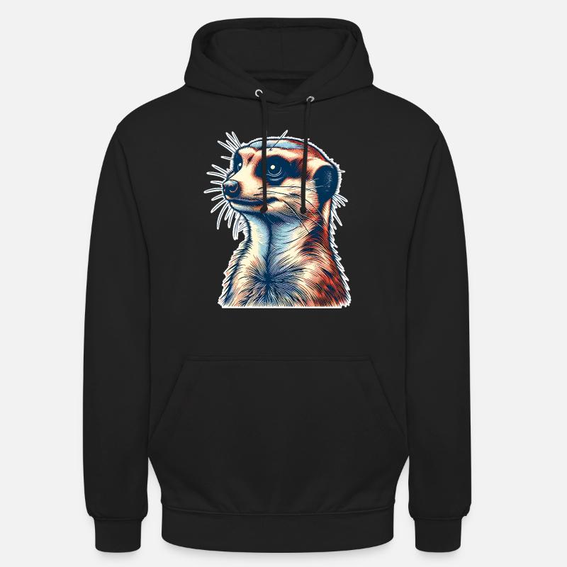 Erdmännchen - Unisex Hoodie - Schwarz