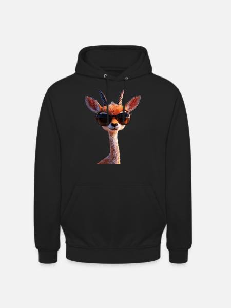 Antelope, Kudu, Gazelle, Africa, Serengeti, Antelope - Unisex Hoodie - black