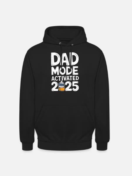 Dad Mode Activated 2025 - Unisex Hoodie - black